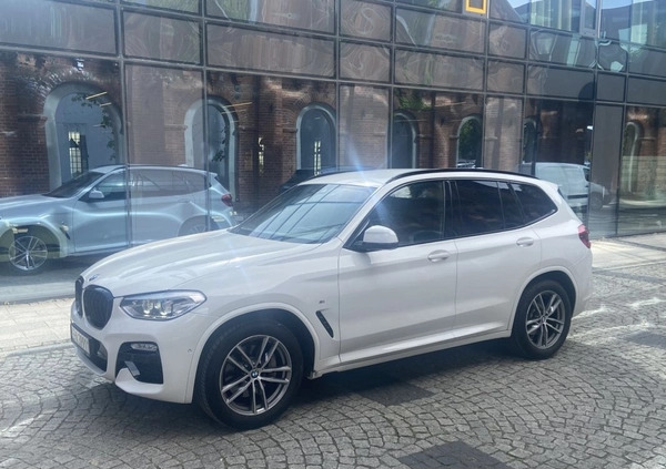 BMW X3 cena 136000 przebieg: 156000, rok produkcji 2018 z Pabianice małe 407
